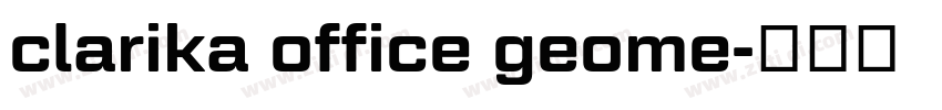 clarika office geome字体转换